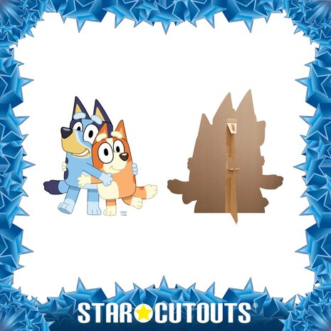 Bluey and Bingo Cutout Mooideco 