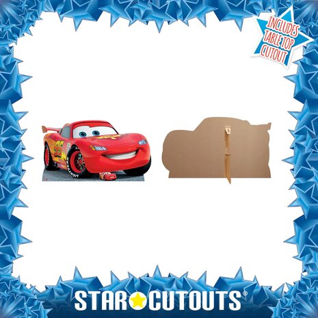 Mooideco - Cut out Cars Lightning McQueen 94 cm