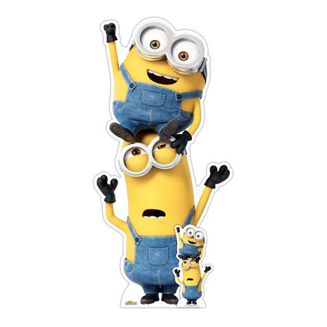 Mooideco - Cut out Minions Kevin en Bob 147 cm