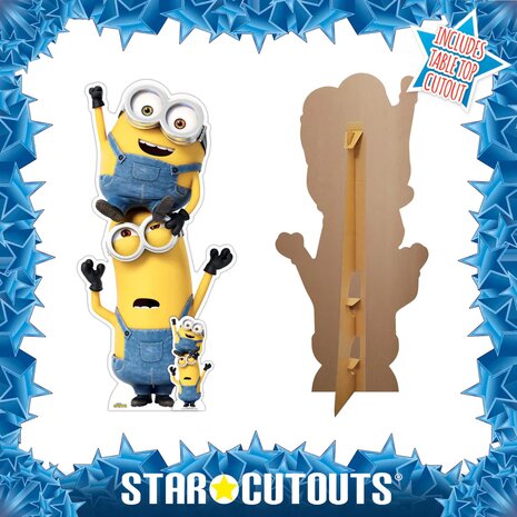 Mooideco - Cut out Minions Kevin en Bob 147 cm