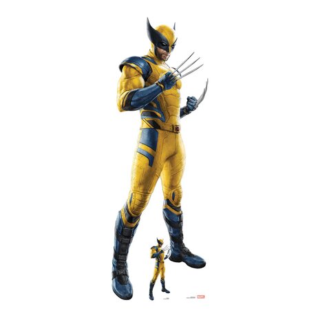 Mooideco - Cut out Deadpool &amp; Wolverine Hogh Jackman 194 cm