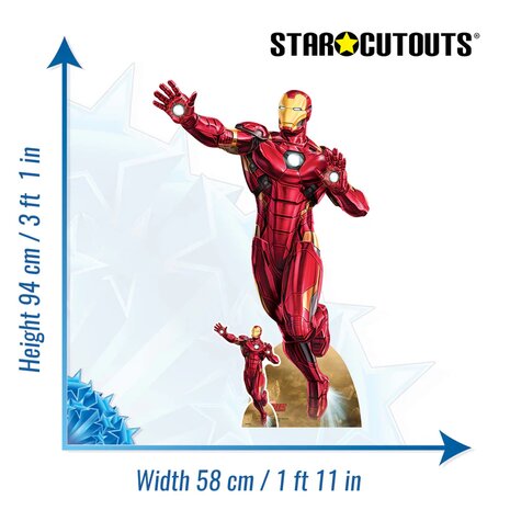 Mooideco - Cut out Marvel Avengers Iron Man 94 cm