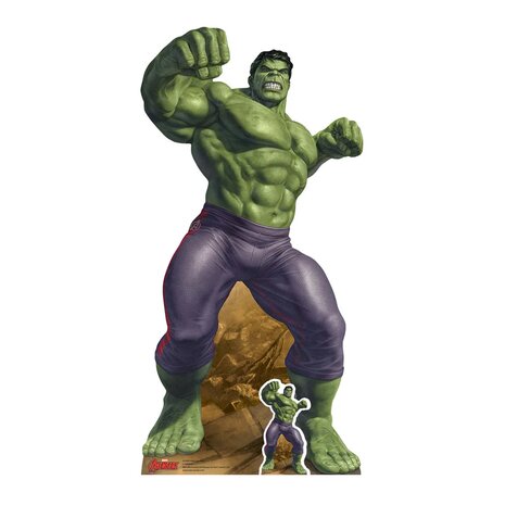 Mooideco - Cut out Marvel Avengers Hulk 94 cm