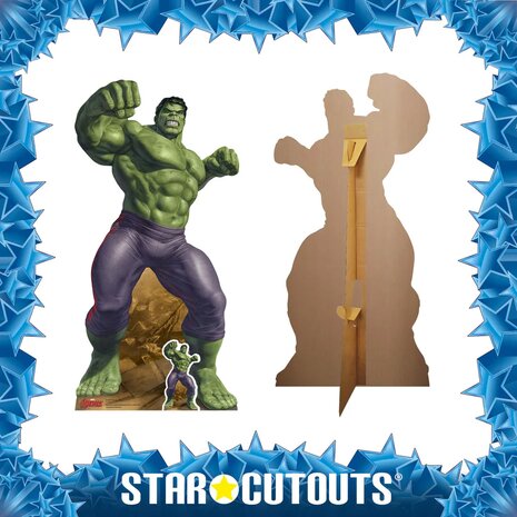 Mooideco - Cut out Marvel Avengers Hulk 94 cm