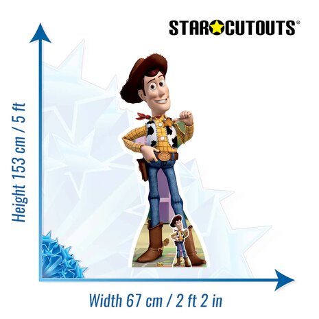 Mooideco - Cut out Toy Story : Woody 153 cm