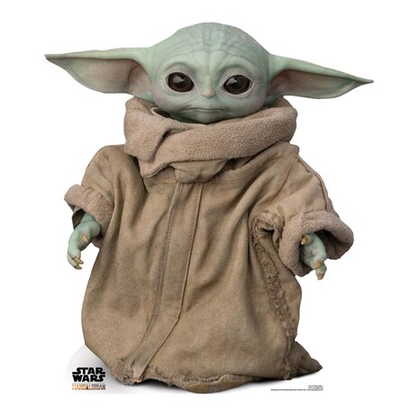 Mooideco - Cut out Star Wars Baby Yoda 89 cm