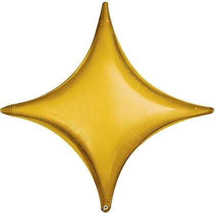 Mooideco - Starpoint - Gold - 30 inch - Prima balloons