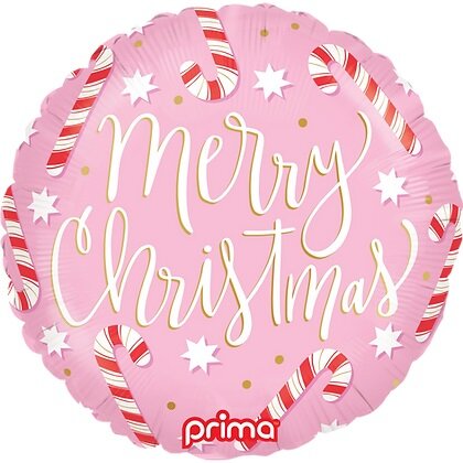 Merry christmas Candy Canes - 18 inch - Prima balloons