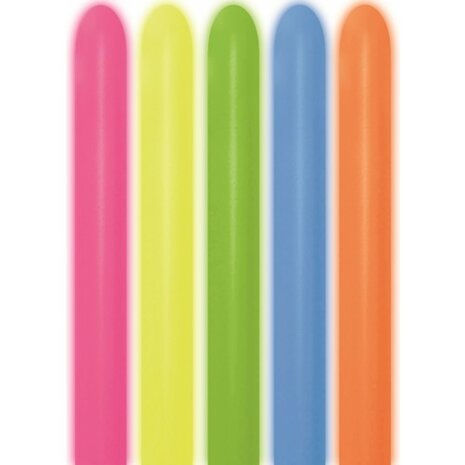 Mooideco - 260 - Neon assortiment - 200 - 100 stuks 