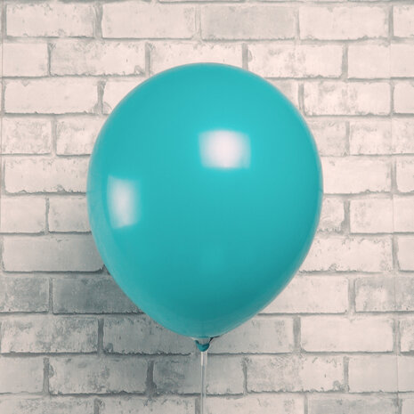 Mooideco - Kalisan Standard Turquoise blue - 5 inch ballonnen