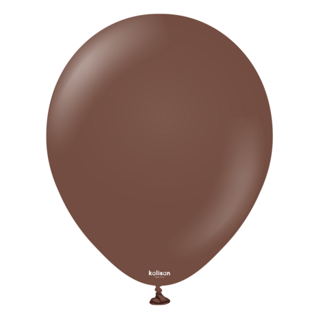 Mooideco - Kalisan Standard Chocolate brown - 12 inch ballonnen