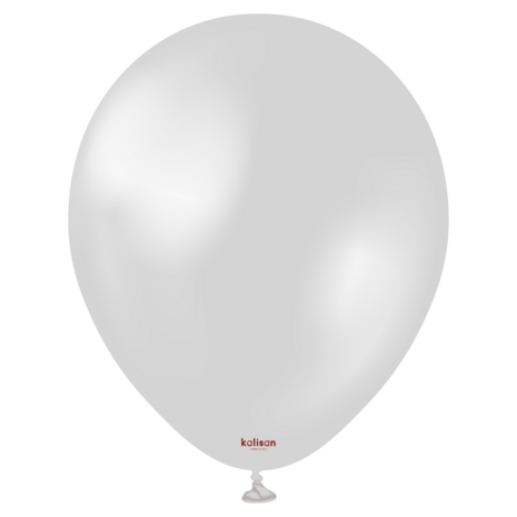 Mooideco - Kalisan ballonnen Metallic Silver - 5 inch