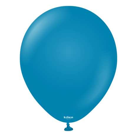 Mooideco - Kalisan Retro Deep Blue - 5 inch ballonnen