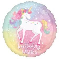 Mooideco - Enchanted Unicorn - Happy birthday - 18 inch - Anagram (1)