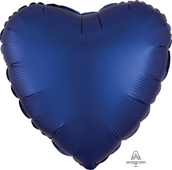 Mooideco - Folie hart - Satin Navy - Anagram balloons