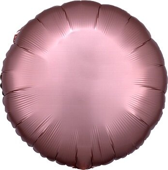 Mooideco - Folie cirkel - Satin ros&eacute; goud - Anagram balloons