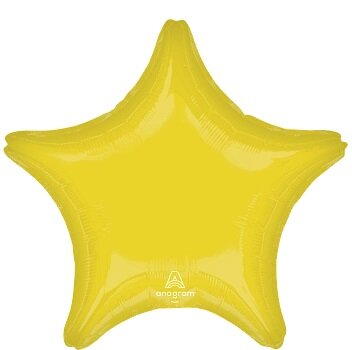 Mooideco - Folie ster - Vibrant yellow - Anagram balloons