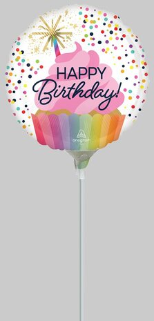 Mooideco - Confetti Sprinkles Birthday - Happy birthday - 9 inch - Anagram (1)