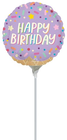 Mooideco - Ice Cream Birthday - Happy birthday - 9 inch - Anagram (1)