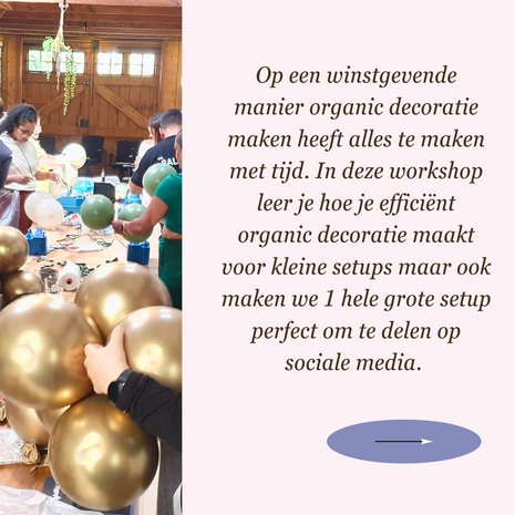 Masterclass - Winstgevende Organic Decoratie - 7 Februari - 18:00 / 22:30