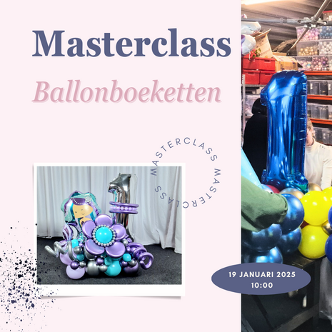 Workshop Ballonboeketten -  19 Januari 2025 - 10:00 / 16:00