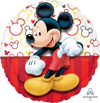 Mickey Mouse portrait - Happy birthday -18 inch - S60 Anagram (1)