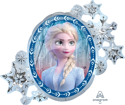 Anna &amp; Elsa spiegel Frozen 2 - Disney - 30 inch - P38 Anagram (1)