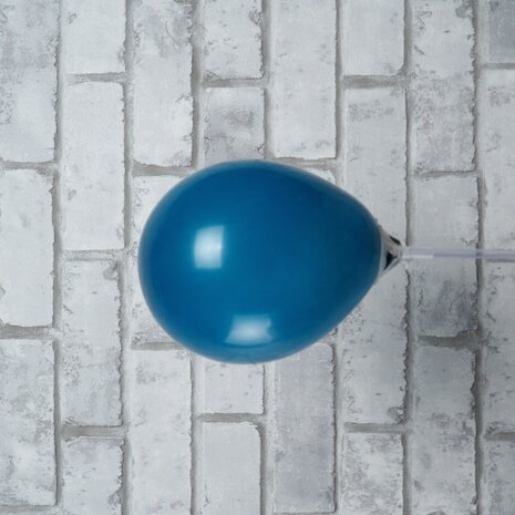 Mooideco - Link o loon doorknoop ballonnen Sempertex deep teal blue 035