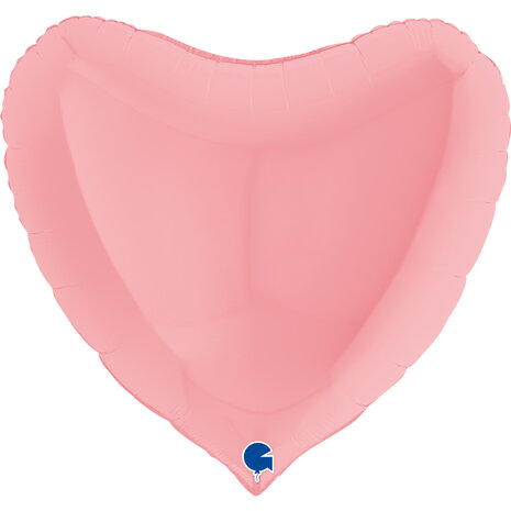 Mooideco - Heart Pastel Matte Pink - 36 inch - Grabo 