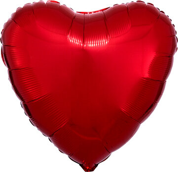 Heart - Red - 17 inch - Anagram (1)