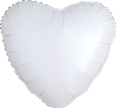 Heart - White - 17 inch - Anagram (1)