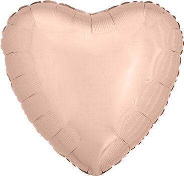 Heart - Rose gold - 17 inch - Anagram (1)