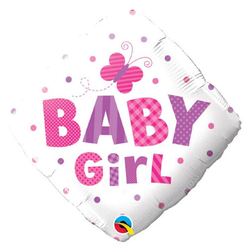 Baby Girl Butterfly folieballon