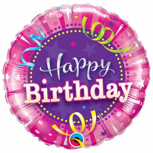 Happy Birthday Pink - Qualatex