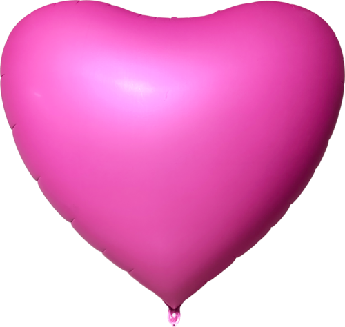 Mega Hartballon - Folie - Pink - 68 inch - (1)