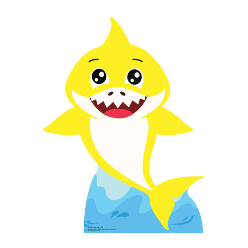 Cut out Baby shark Yellow 93CM