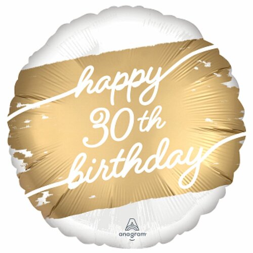 Golden Age - Happy birthday 30 jaar - 18 inch - S40 Anagram (1)