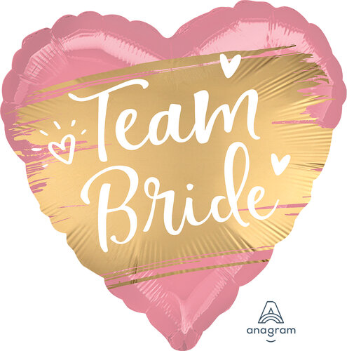 Team Bride Pink - Huwelijk - 18 inch - S40 Anagram (1)