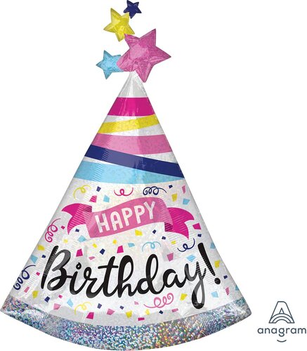 Sparkle banner - Happy birthday - 36 inch - P45 Anagram (1)