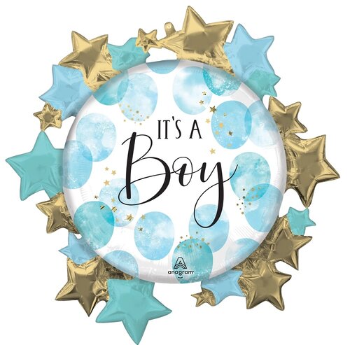 Watercolor Blue - Baby Boy - 30 inch - P35 Anagram (1)