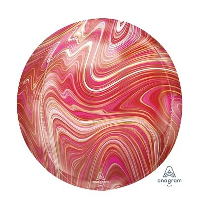 Orbz - Marble : Rood - 16 inch - G20 Anagram (1)